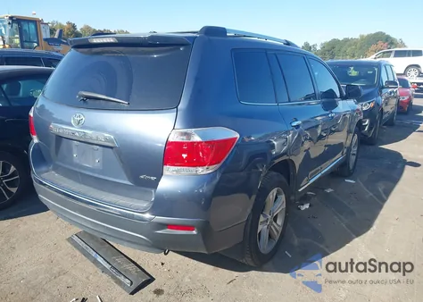 2013 Toyota Highlander Limited V6 from USA, damaged, VIN 5TDDK3EH9DS209185